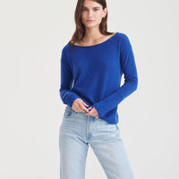 Lightweight Cashmere Boatneck Sweater