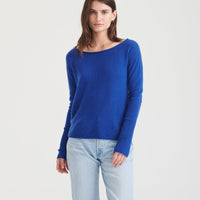 Lightweight Cashmere Boatneck Sweater