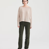 Lightweight Cashmere Boatneck Sweater