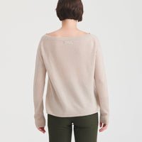 Lightweight Cashmere Boatneck Sweater