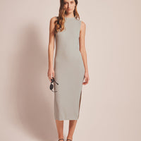 Baby Rib Midi Dress