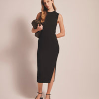 Baby Rib Midi Dress