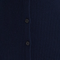 Signature Cashmere Ribbed Cardigan Dress