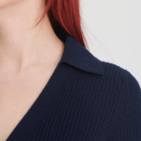 Signature Cashmere Ribbed Cardigan Dress