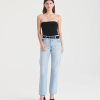 Signature Cashmere Ribbed Tube Top