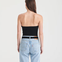 Signature Cashmere Ribbed Tube Top