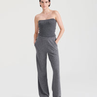 Signature Cashmere Ribbed Tube Top