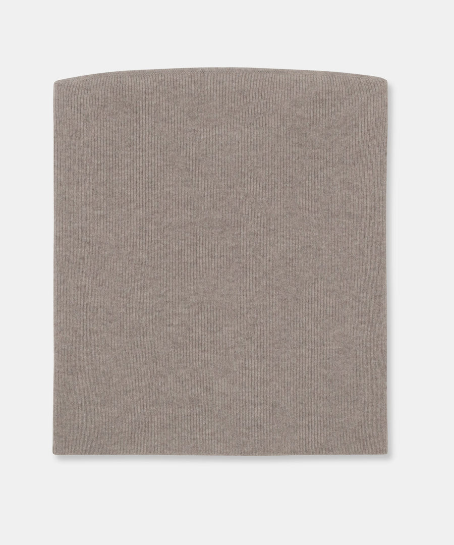 Signature Cashmere Ribbed Tube Top