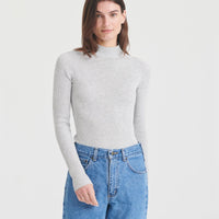 Silk Cashmere Cutout Turtleneck