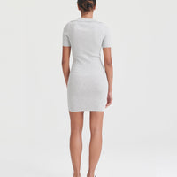 Silk Cashmere Polo Mini Dress