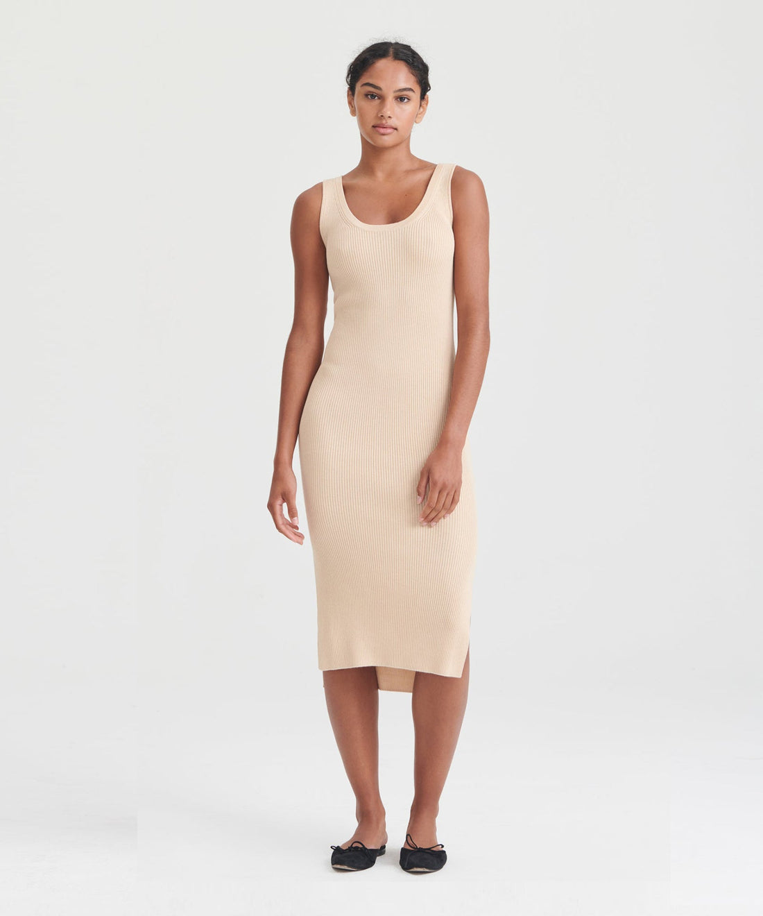 Silk Cashmere Midi Tank Dress