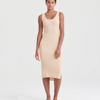 Silk Cashmere Midi Tank Dress