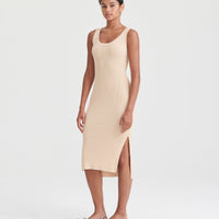 Silk Cashmere Midi Tank Dress