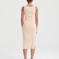 Silk Cashmere Midi Tank Dress