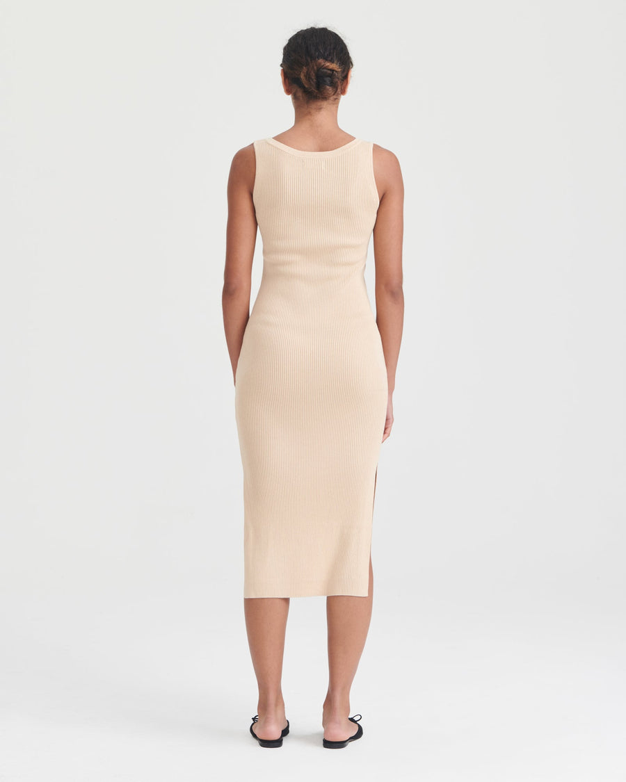 Silk Cashmere Midi Tank Dress