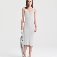 Silk Cashmere Midi Tank Dress