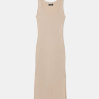 Silk Cashmere Midi Tank Dress