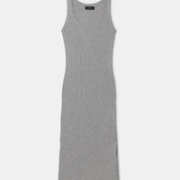 Silk Cashmere Midi Tank Dress