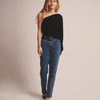 Signature Cashmere One Shoulder Sweater