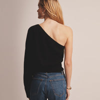 Signature Cashmere One Shoulder Sweater