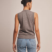 Signature Cashmere Sleeveless Cardigan