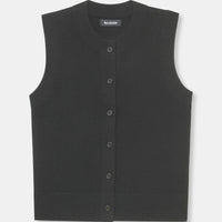 Signature Cashmere Sleeveless Cardigan