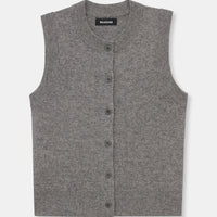Signature Cashmere Sleeveless Cardigan