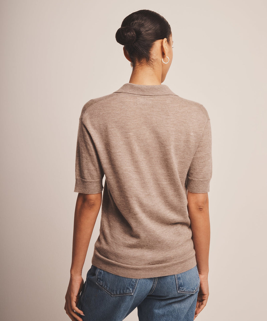 Super Fine Cashmere Short Sleeve Polo