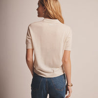 Super Fine Cashmere Short Sleeve Polo