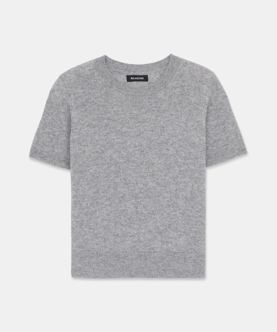 Lightweight Cashmere Short Sleeve Sweater