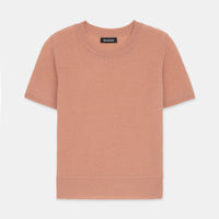 Lightweight Cashmere Short Sleeve Sweater