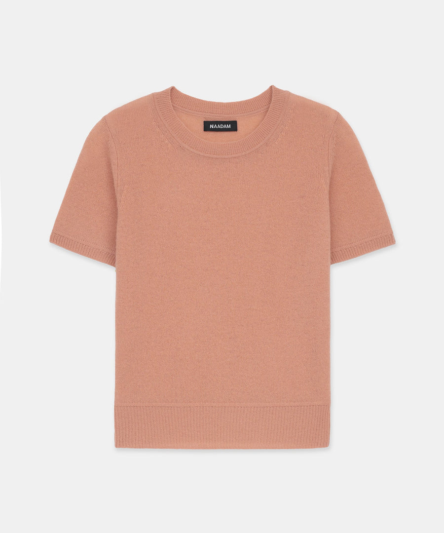 Lightweight Cashmere Short Sleeve Sweater