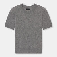 Lightweight Cashmere Short Sleeve Sweater