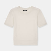 Lightweight Cashmere Short Sleeve Sweater