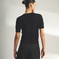 Lightweight Cashmere Short Sleeve Cardigan