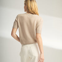 Lightweight Cashmere Short Sleeve Cardigan