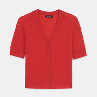 Lightweight Cashmere Short Sleeve Cardigan