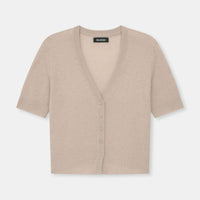Lightweight Cashmere Short Sleeve Cardigan
