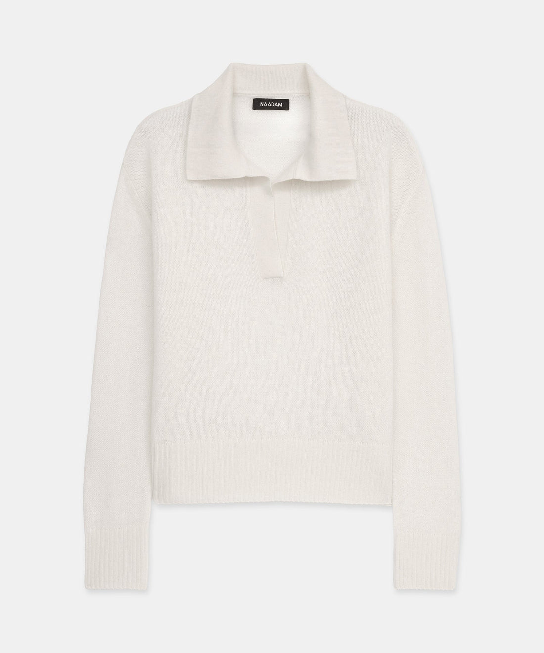 Featherweight Cashmere Polo Sweater