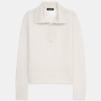 Featherweight Cashmere Polo Sweater
