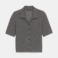 Featherweight Cashmere Short Sleeve Cardigan