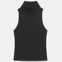 Signature Cashmere Sleeveless Turtleneck