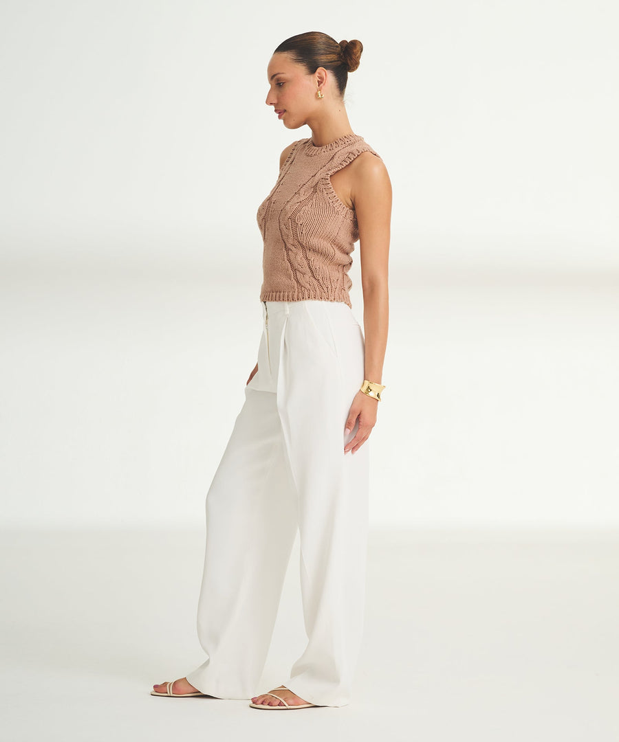 Luxe Cotton Racer Tank