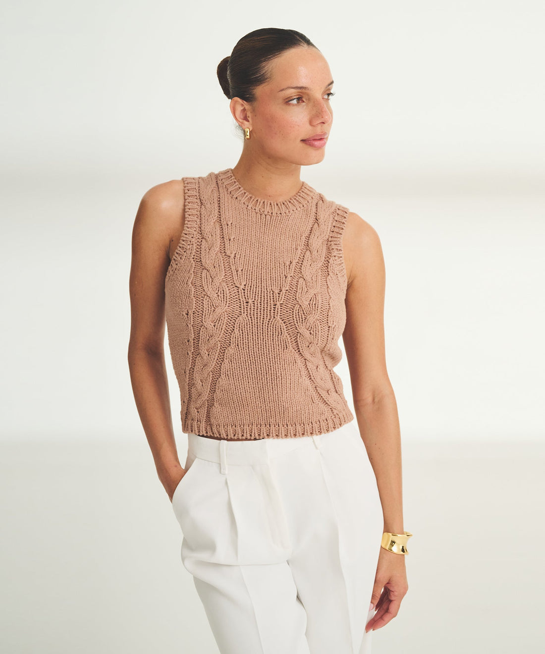 Luxe Cotton Racer Tank