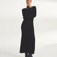 Signature Cashmere Wide Rib Dress