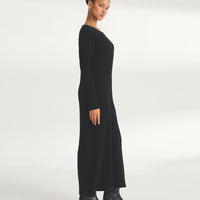 Signature Cashmere Wide Rib Dress
