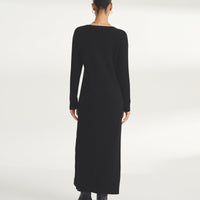 Signature Cashmere Wide Rib Dress