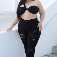 Tris Skinny Jeans - Black