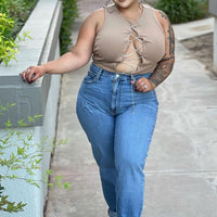 Very Special High Rise Mom Jeans - Medium Wash