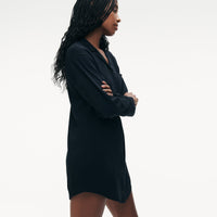 Pajama Button Up Dress